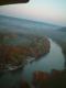 Autumn trees on the river Aare