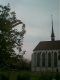 plane and church